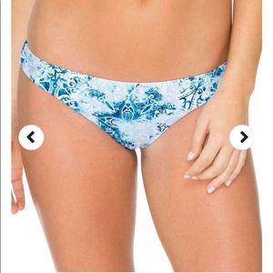 B.SWIM blue & white “Havana flip” bikini bottom XL NWT